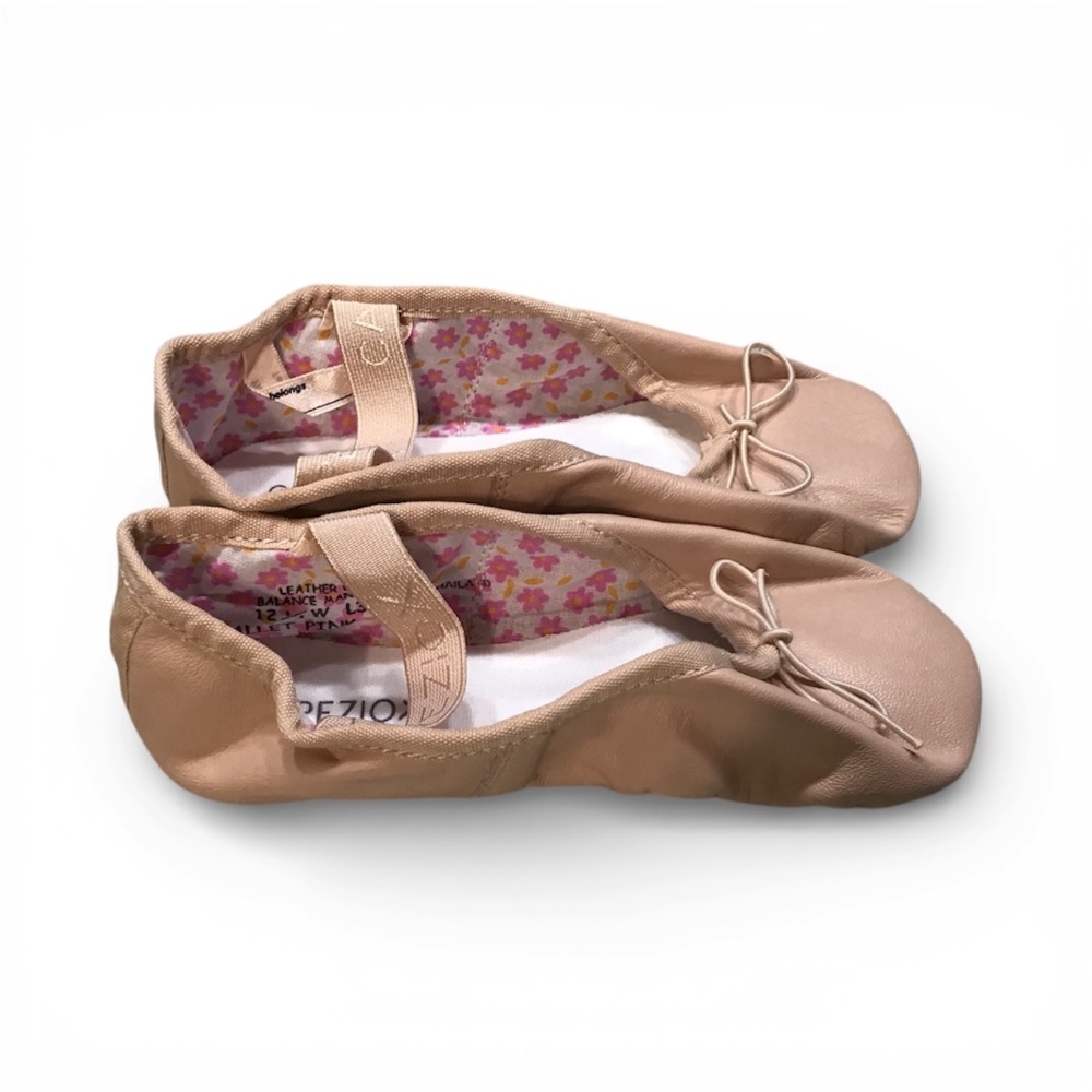 Capezio Daisy Ballet Shoe Child - 205C Full Sole Ballet Shoes - Size 12 1/2 W - Picture 6 of 9